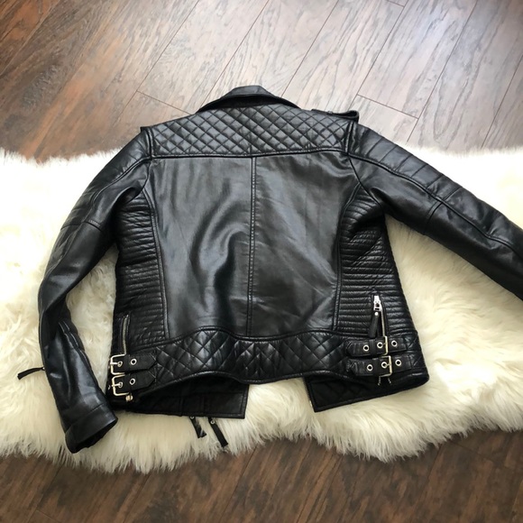 Leather Moto Jacket - Picture 4 of 8